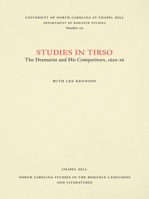 cover image of Studies in Tirso